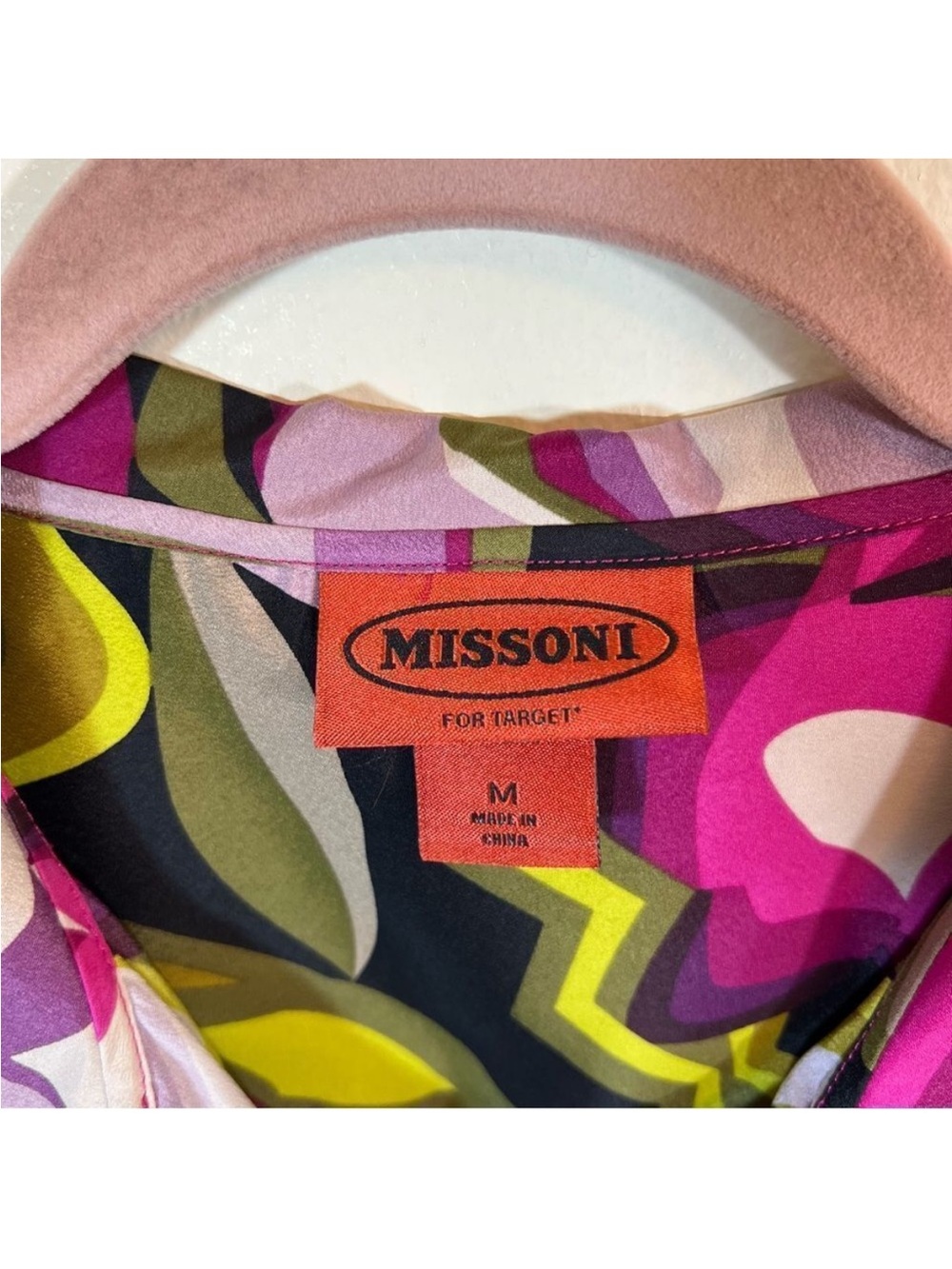 Missoni x Target Two Printed Blouses - Multicolor & Magenta Floral size medium - Picture 3 of 5